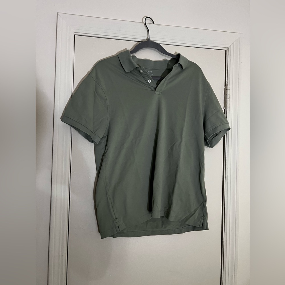 Calvin Klein Green Short Sleeve Polo Shirt
Size Large